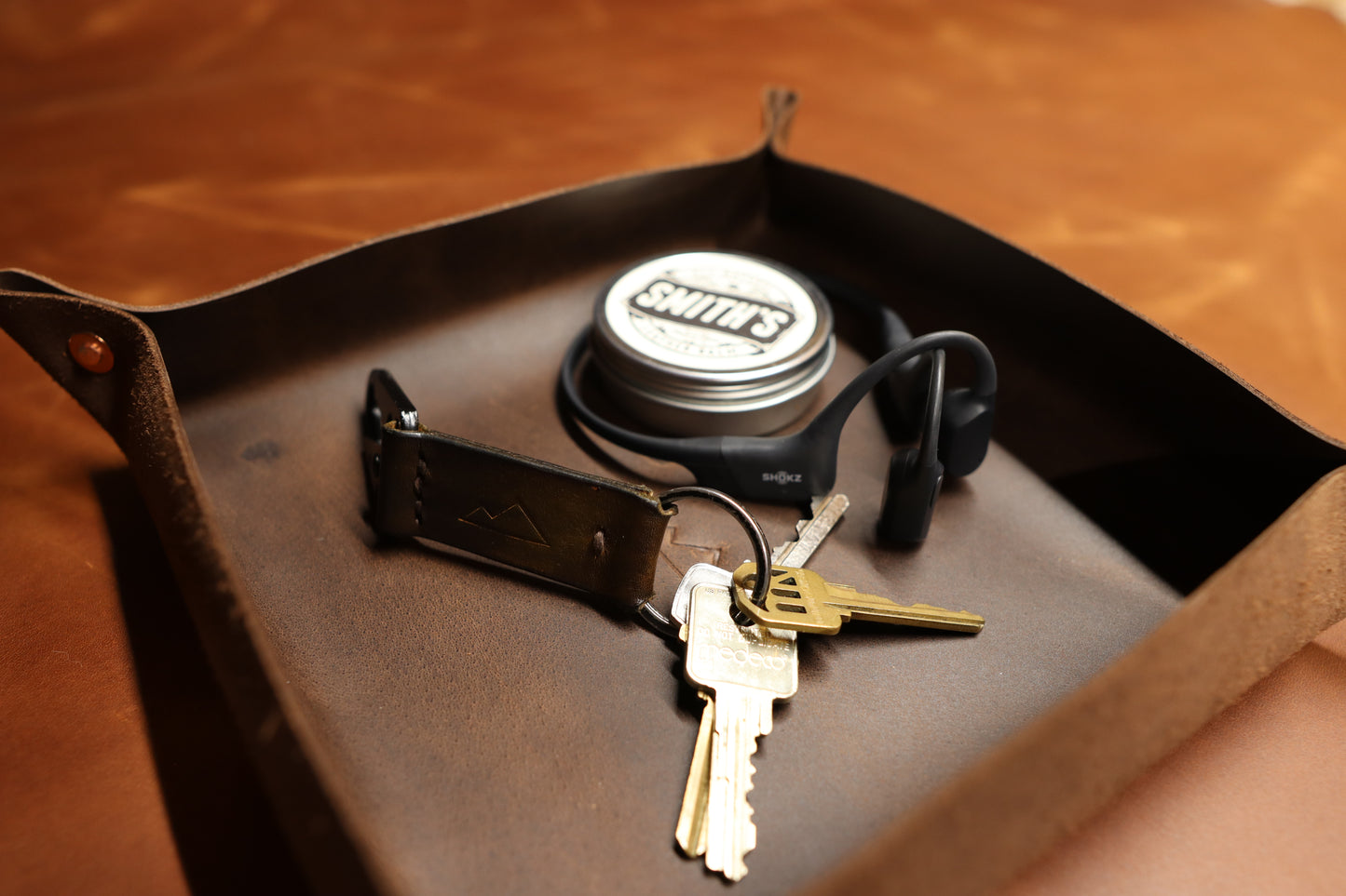 Leather Valet Tray