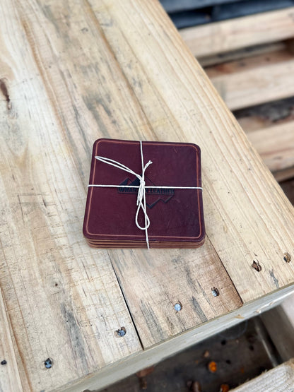 Leather Coasters (4 Pack)